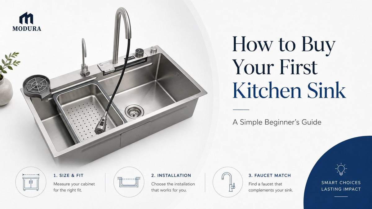 How to Buy Your First Kitchen Sink (Without an Expensive Mistake) - Modura Sinks