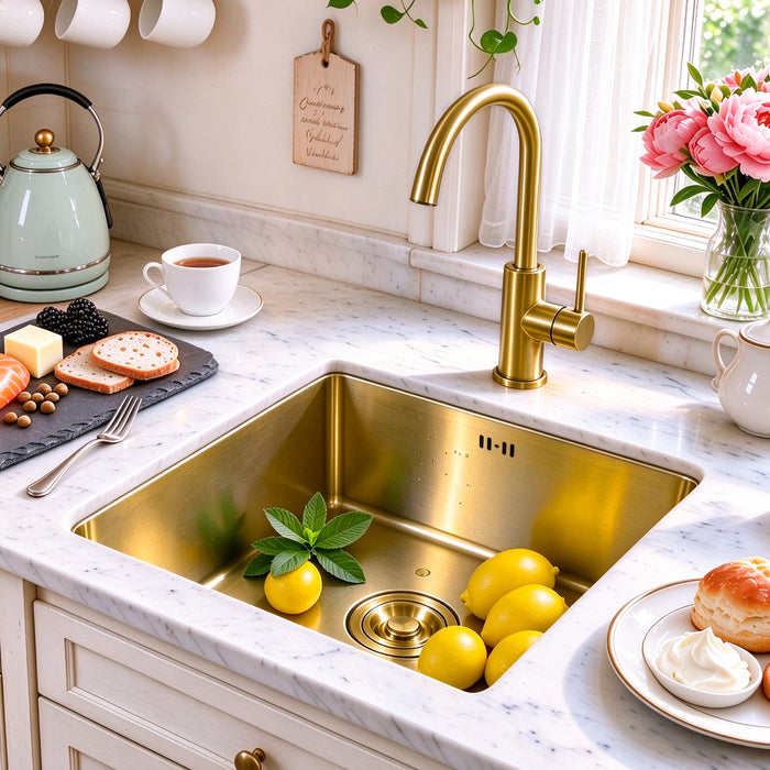 Gold Square Bowl Sink