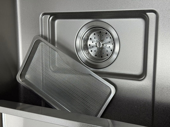 Textured Stainless Steel Kitchen Sink - Modura Sinks
