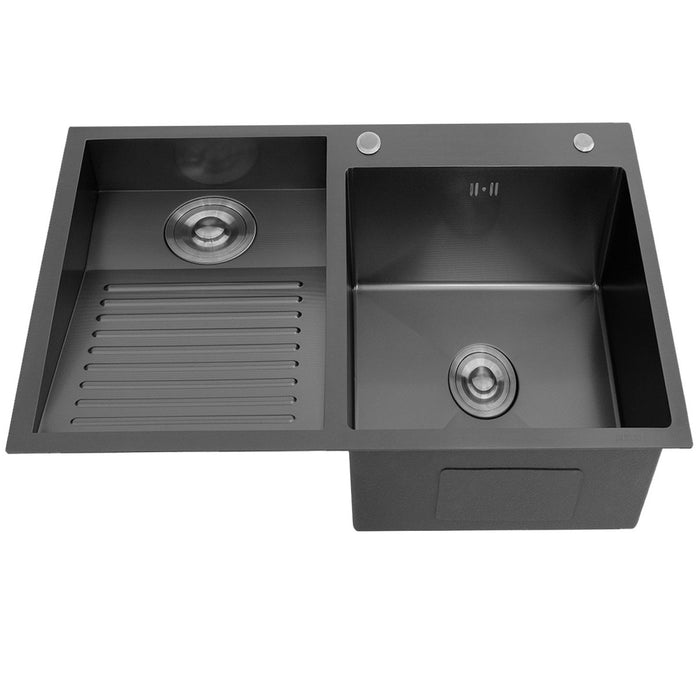 Washboard Laundry Utility Sink with Built-In Drainboard - Modura Sinks
