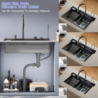 Double Waterfall Sink with 4-Way Faucet System - Modura Sinks
