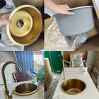 Gold Round Bowl Sink