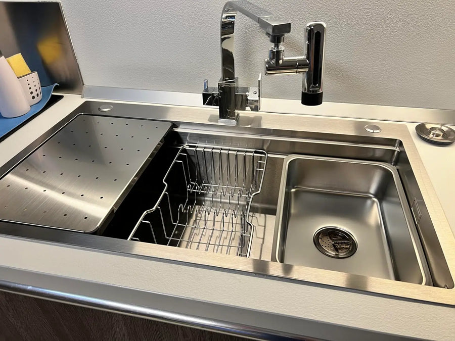 Workstation Kitchen Sink, Double Tier – Top Mount