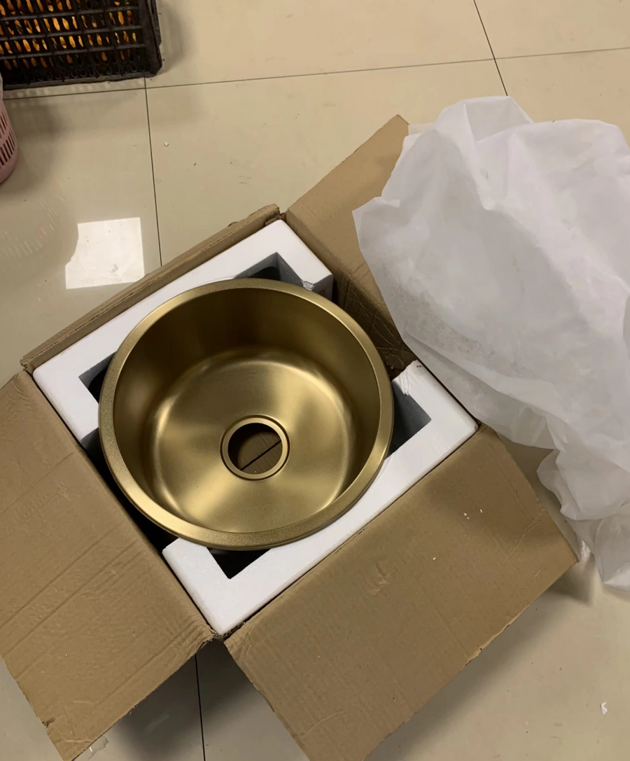 Gold Bar Sink, Round or Square