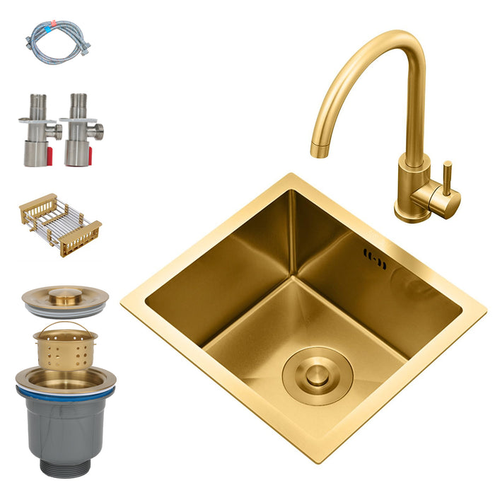 Gold Square Bowl Sink
