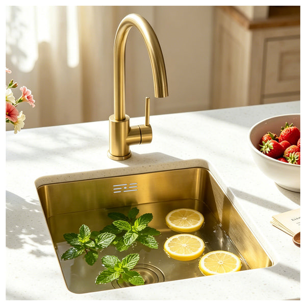 Gold Square Bowl Sink