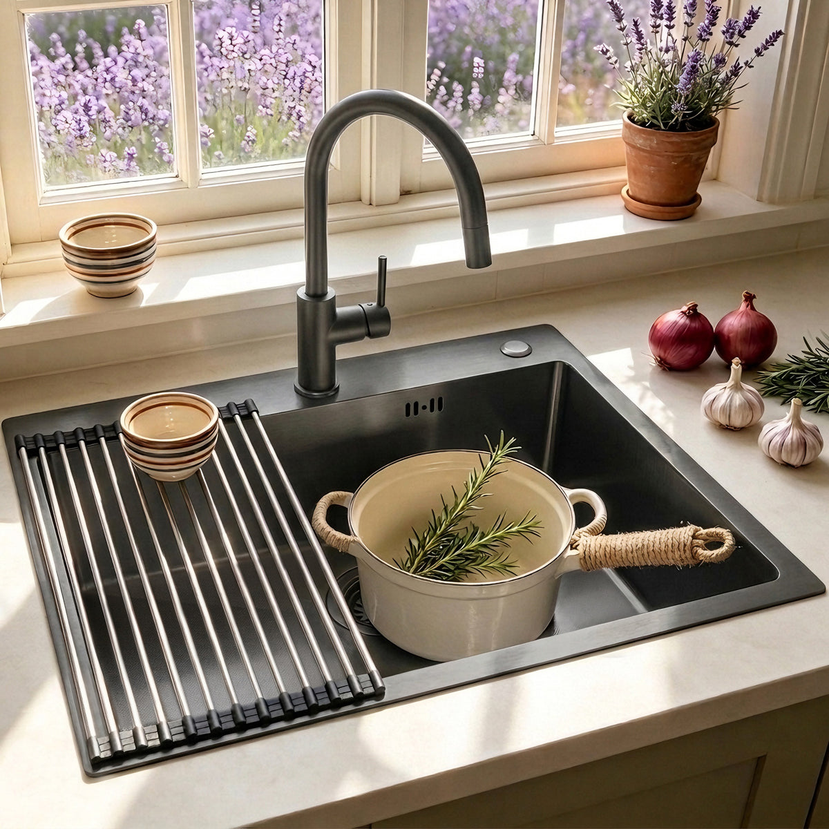Two Hole Kitchen Sink