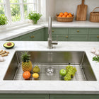 Silver Narrow Rim Kitchen Sink