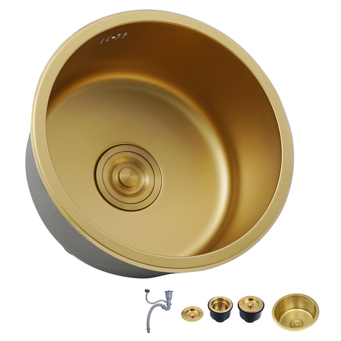 Gold Round Bowl Sink