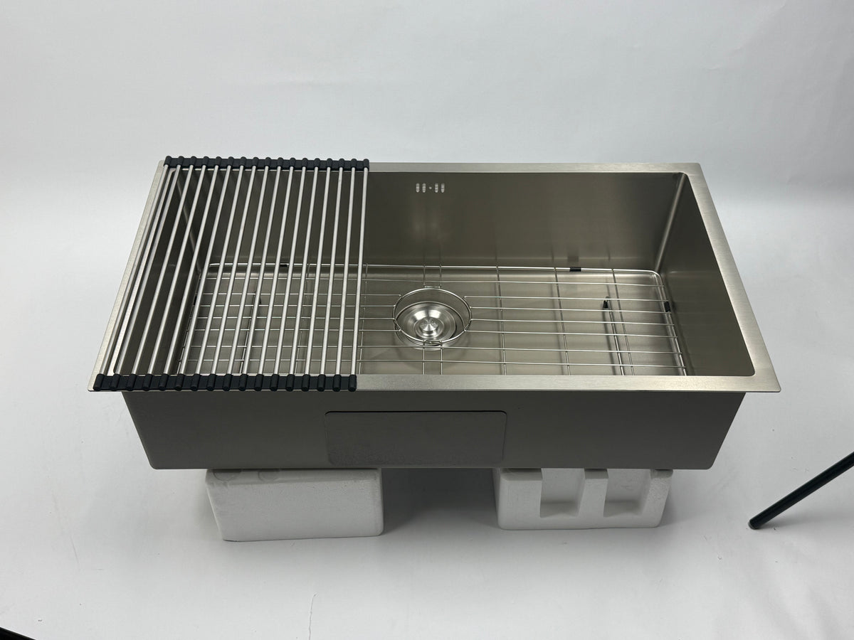 Silver Narrow Rim Kitchen Sink