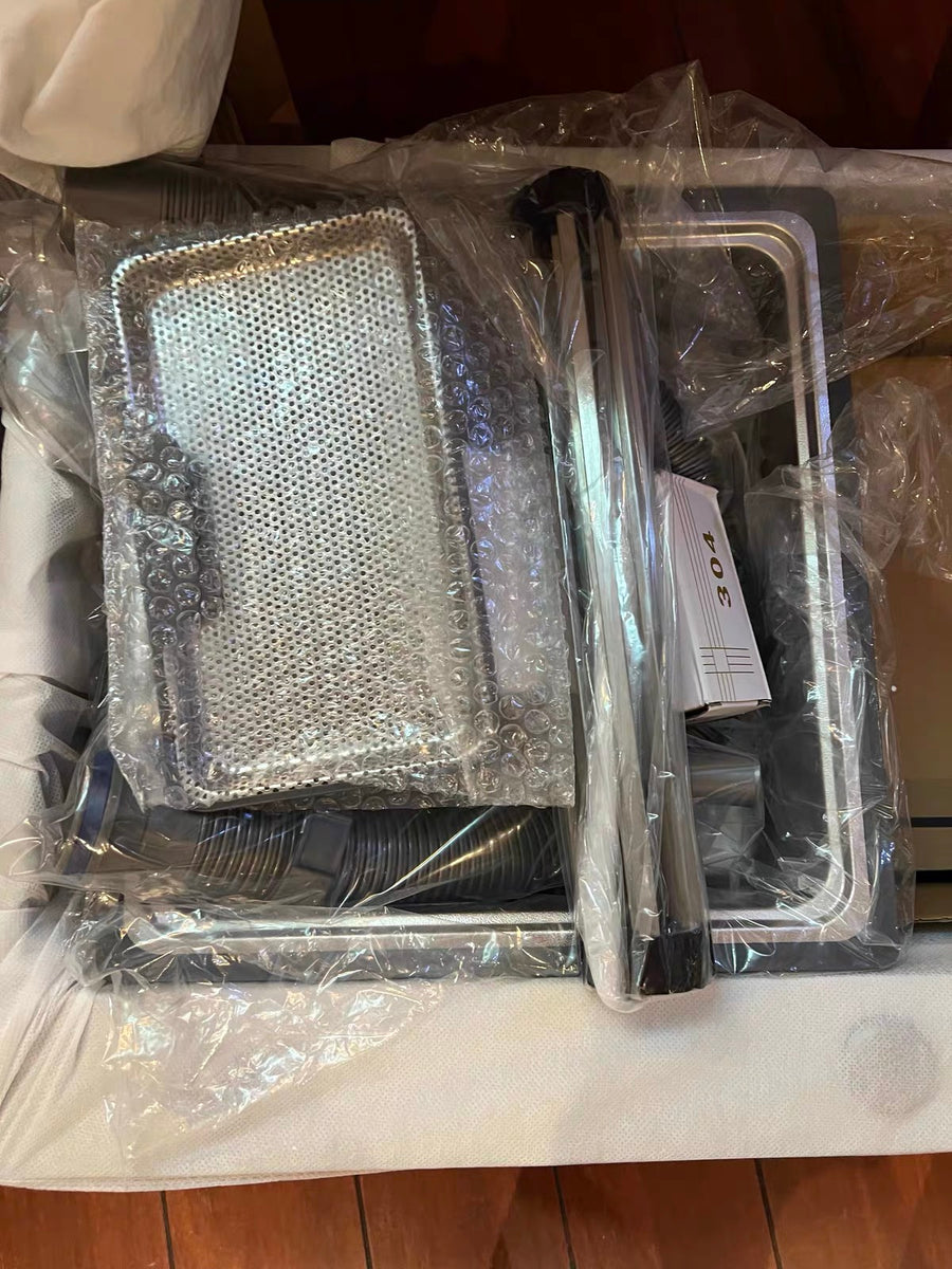 Silver Textured Stainless Steel Sink