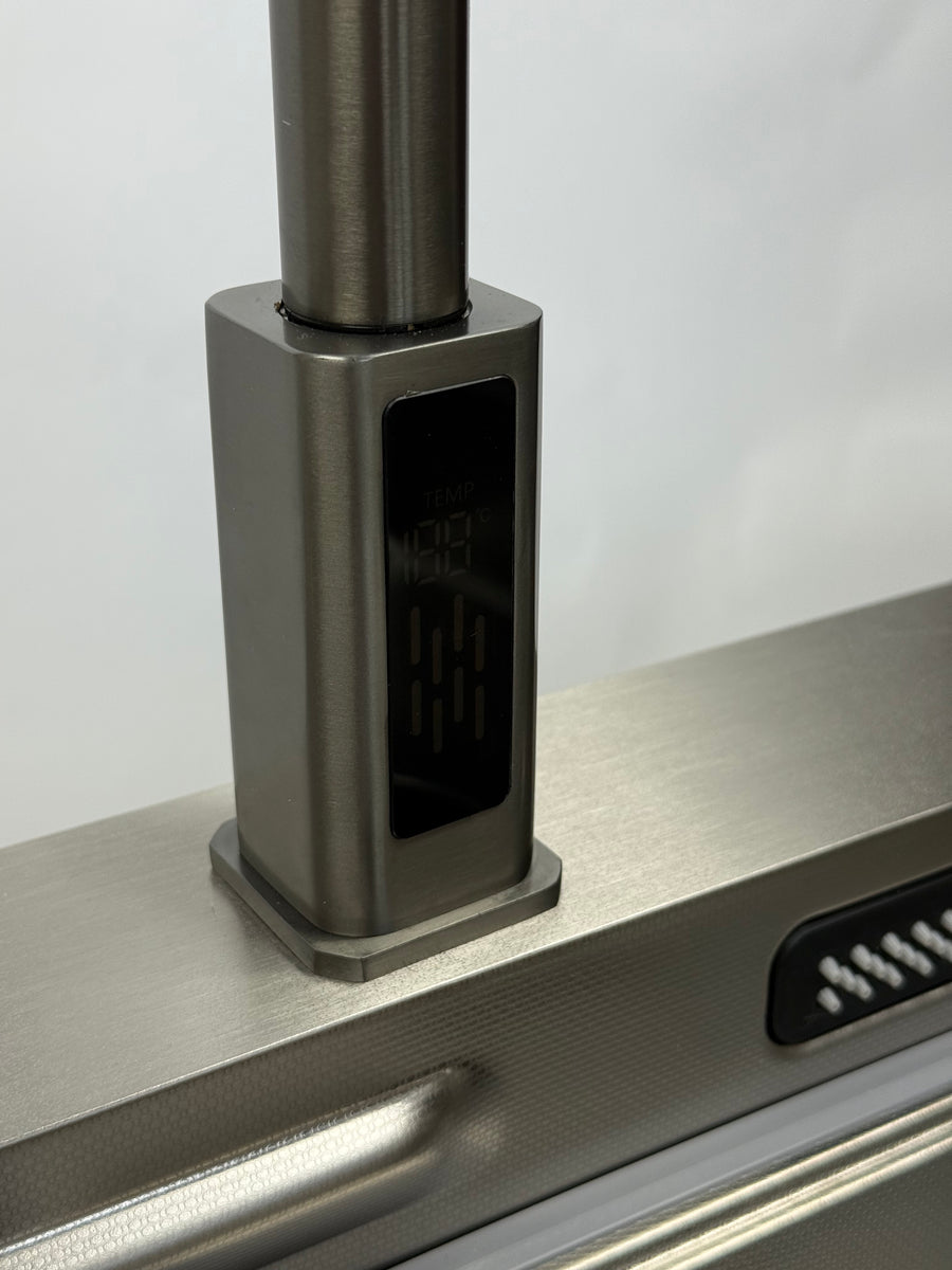 Silver Waterfall Workstation Sink
