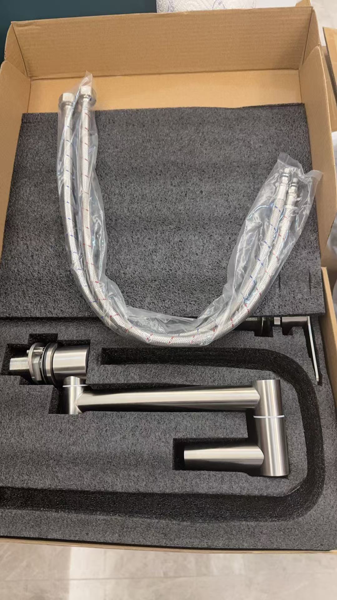 Cover Plate Sink with Folding Faucet