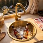 Gold Round Bowl Sink
