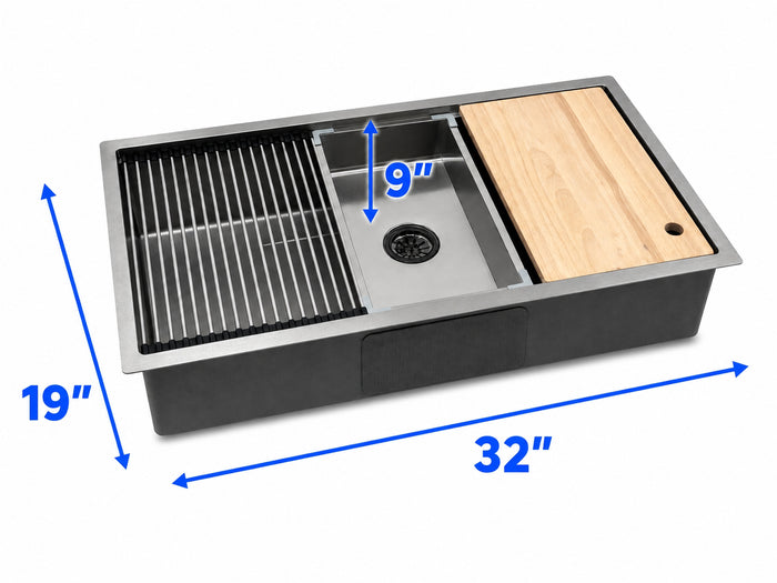 Textured Stainless Steel Kitchen Sink - Modura Sinks