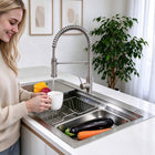Workstation Kitchen Sink, Double Tier – Top Mount