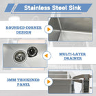 Rectangular Kitchen Sink Silver