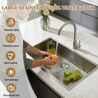 Silver Narrow Rim Kitchen Sink