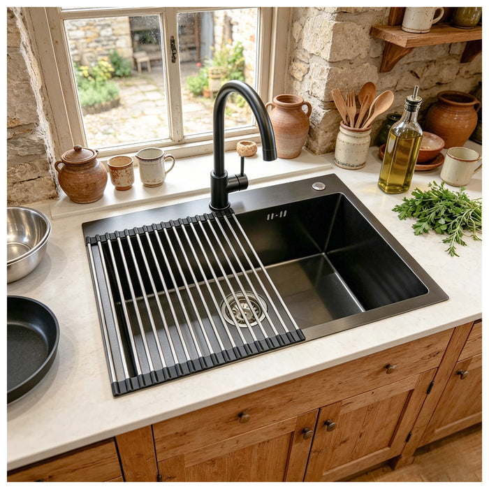 Sink with Drying Rack - Modura Sinks
