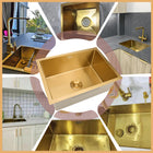 Gold Rectangular Kitchen Sink