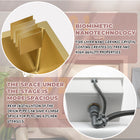 Gold Rectangular Kitchen Sink
