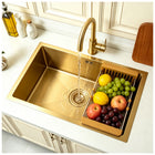 Gold Rectangular Kitchen Sink