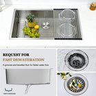 Silver Narrow Rim Kitchen Sink