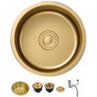 Gold Round Bowl Sink