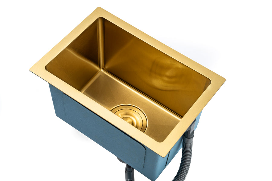 Gold Rectangular Sink