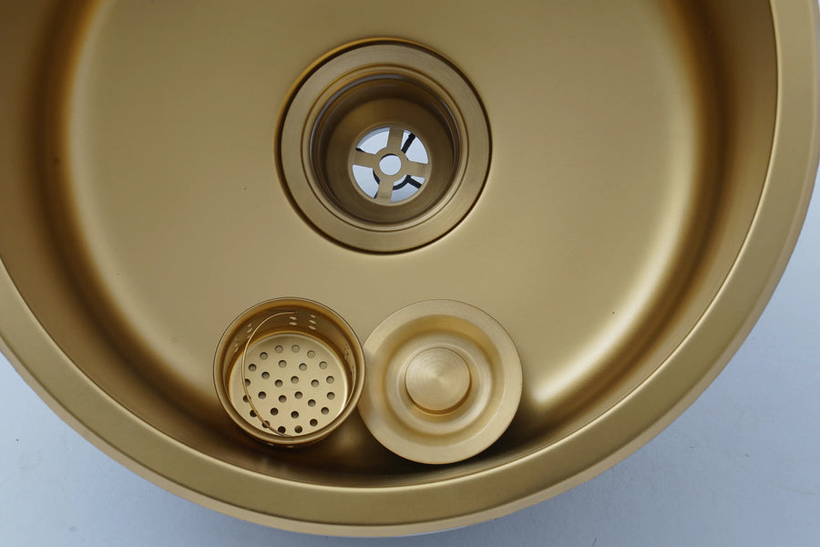 Gold Round Bowl Sink
