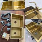 Gold Double Bowl Sink - Modura Sinks