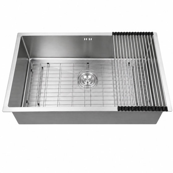 Silver Narrow Rim Kitchen Sink