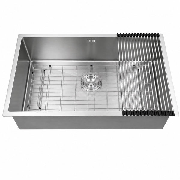 Silver Narrow Rim Kitchen Sink