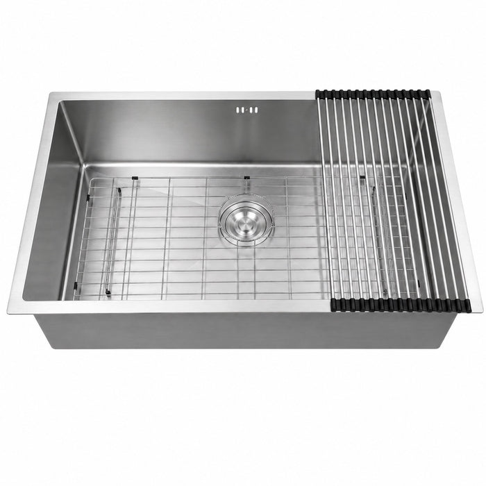 Silver Narrow Rim Kitchen Sink - Modura Sinks