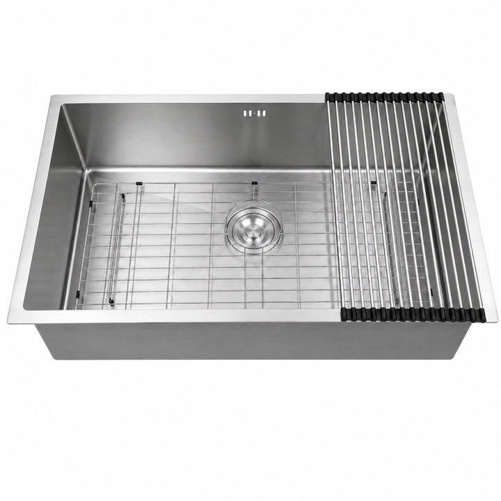 Silver Narrow Rim Kitchen Sink - Modura Sinks