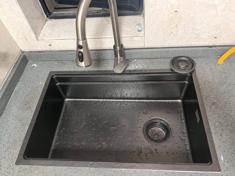 Beveled Corner Workstation Sink