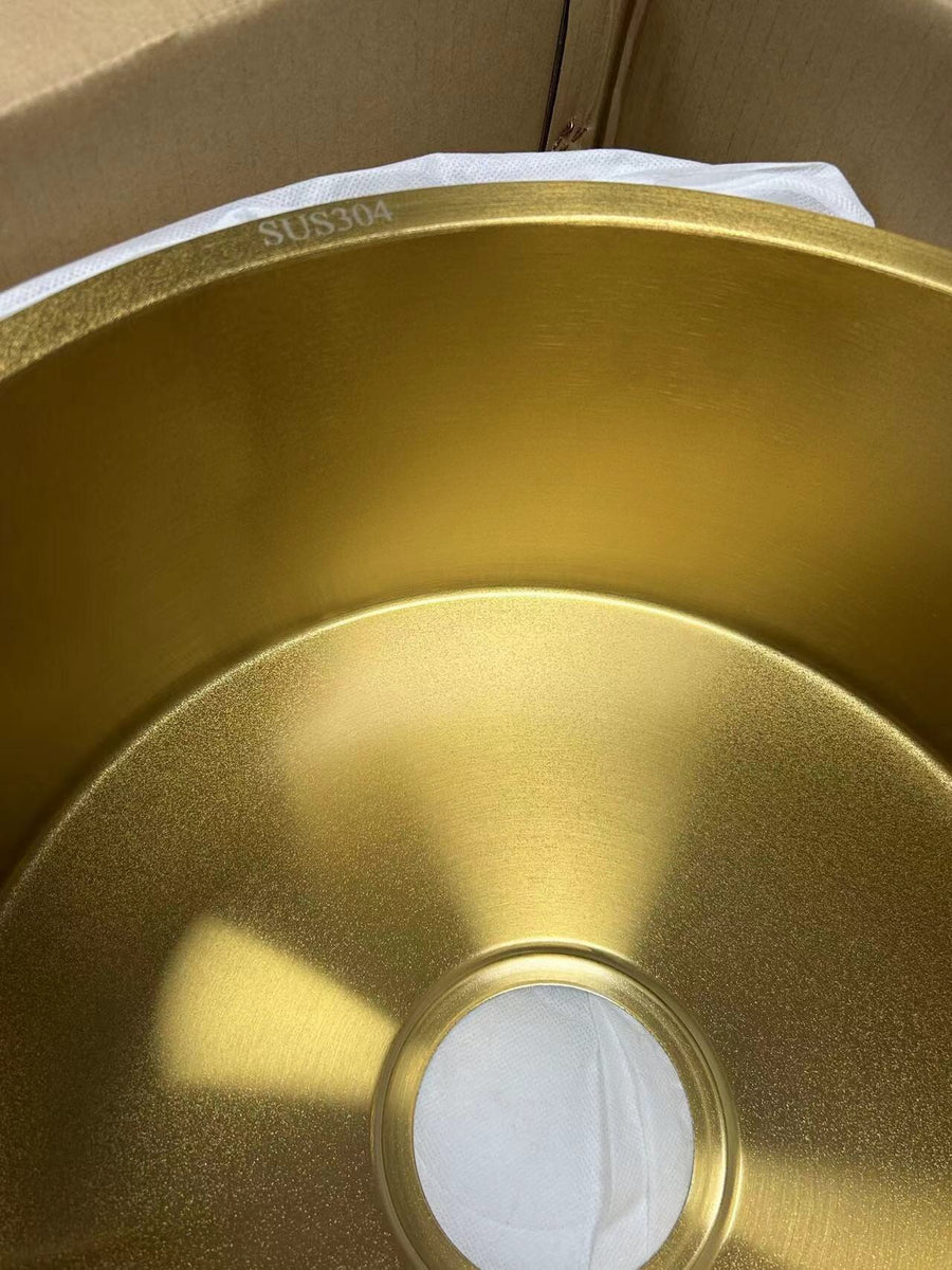 Gold Bar Sink, Round or Square