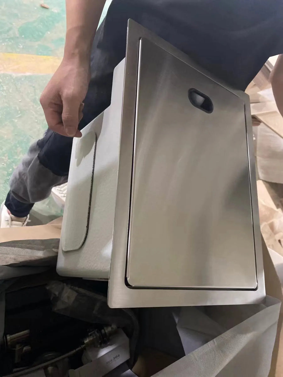 RV Kitchen Sink with Folding Faucet