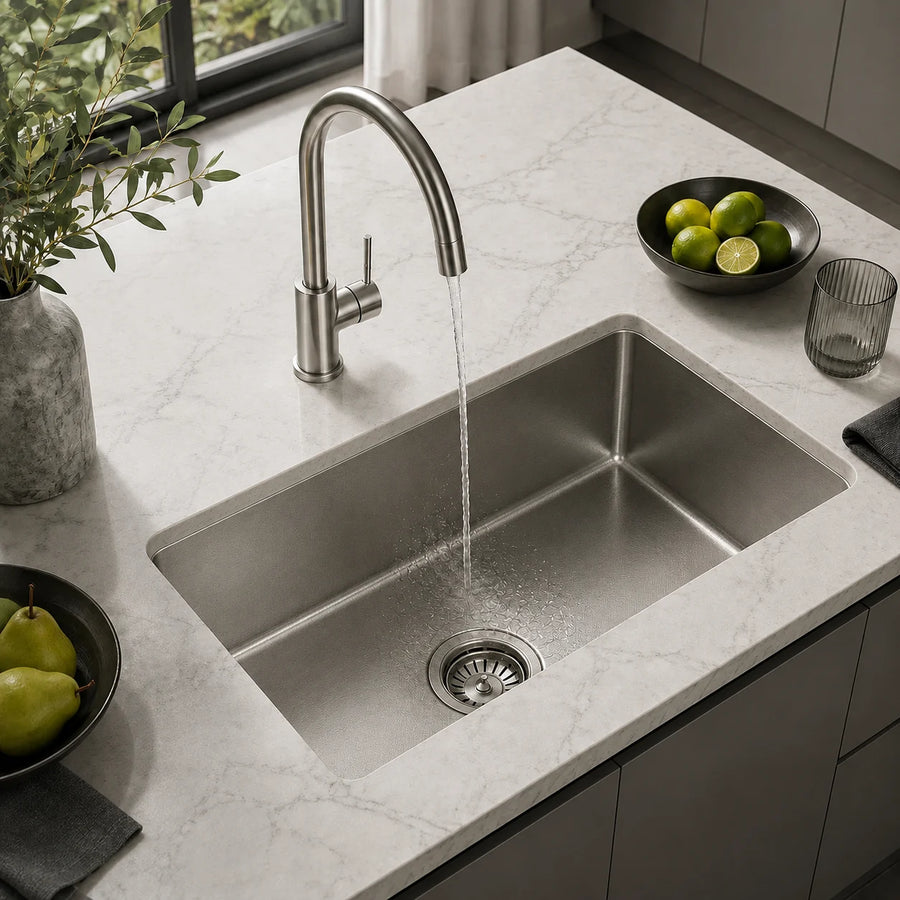 Rectangular Kitchen Sink Silver