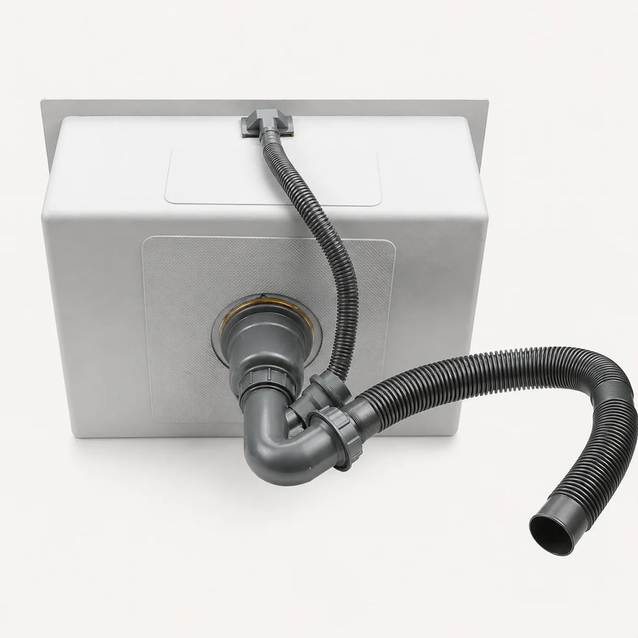 Square Kitchen Sink Silver