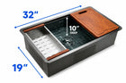 Beveled Corner Workstation Sink - Modura Sinks