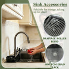 Black Kitchen Sink with Faucet, Cup Rinser & Soap Dispenser - Modura Sinks