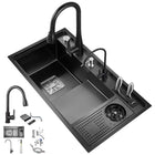Black Stepped Sink, Kitchen - Modura Sinks