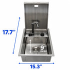 Cover Plate Sink with Folding Faucet - Modura Sinks
