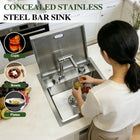 Cover Plate Sink with Folding Faucet - Modura Sinks