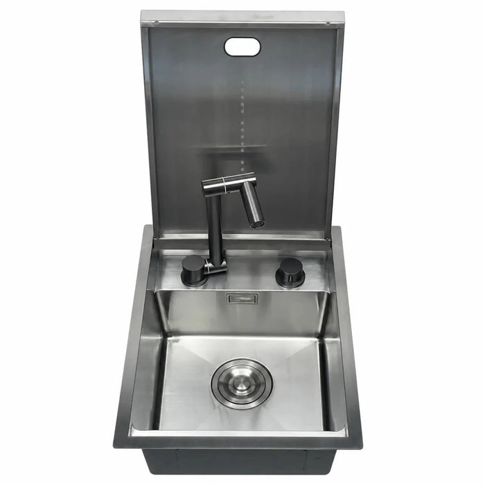 Cover Plate Sink with Folding Faucet - Modura Sinks
