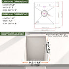 Cover Plate Sink with Folding Faucet - Modura Sinks
