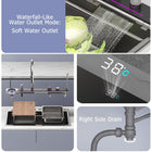 Double Waterfall Sink with 4-Way Faucet System - Modura Sinks