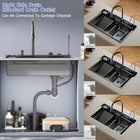 Double Waterfall Sink with 4-Way Faucet System - Modura Sinks