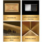 Gold Rectangular Kitchen Sink - Modura Sinks